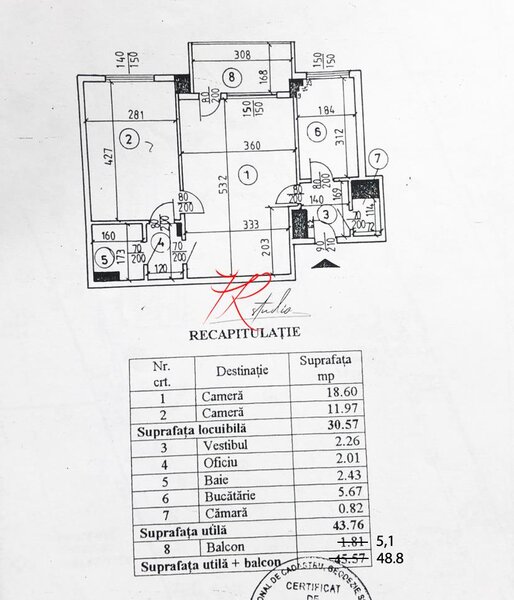 Romana vanzare apartament 2 camere
